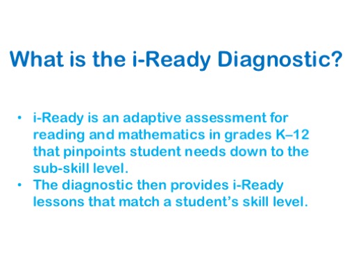 What is i-Ready?